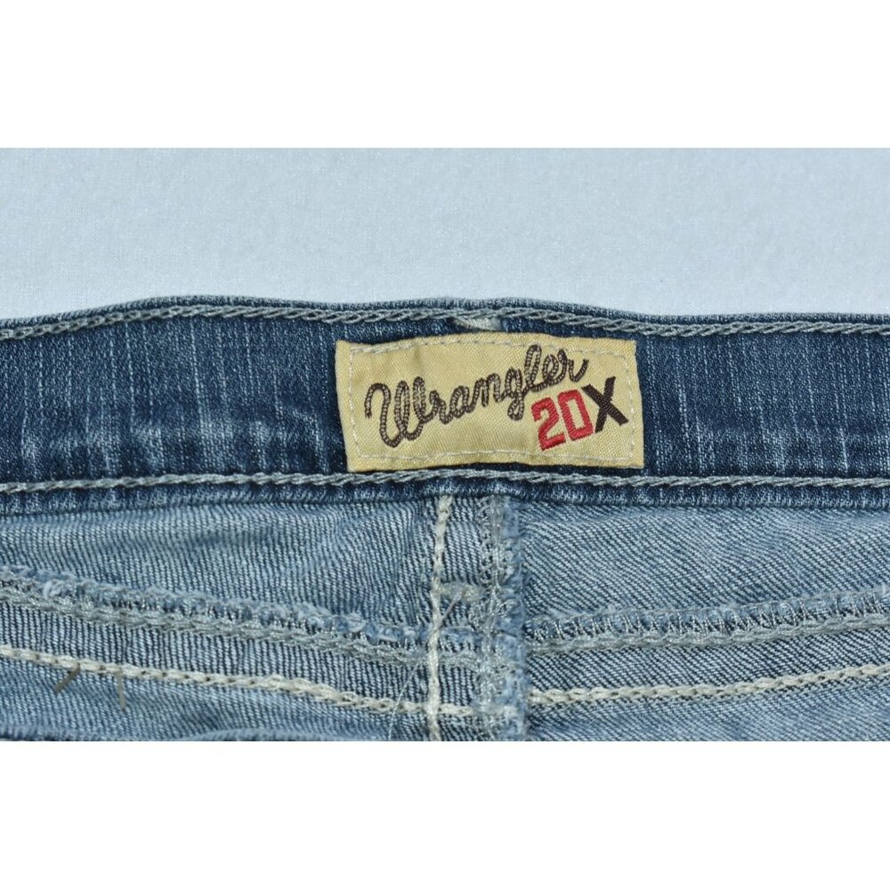 Wrangler 20X Jeans Men’s 38x32 Blue Vintage Boot Cut Denim Cowboy Style 42 Flaws - Picture 11 of 16